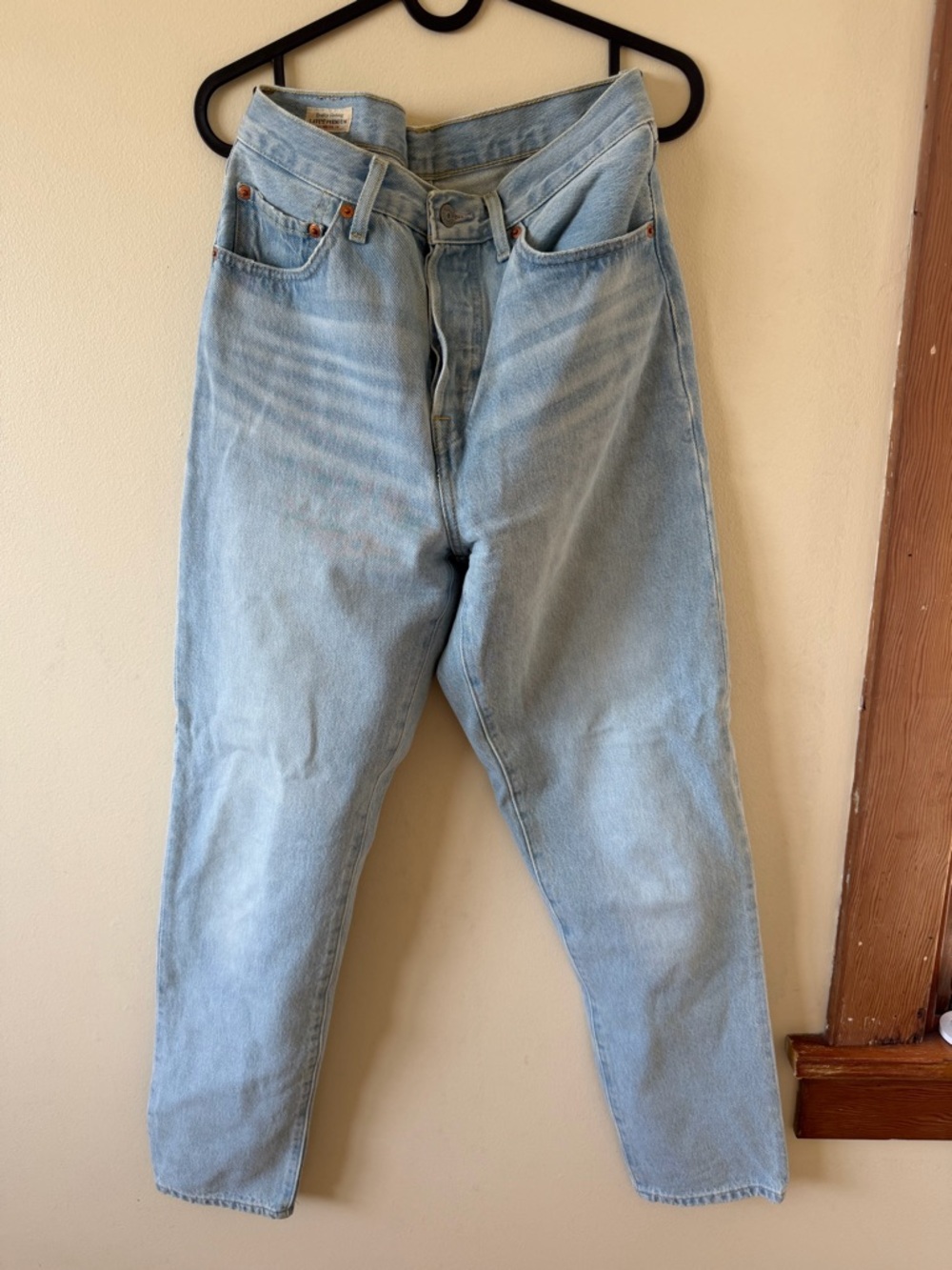 Levi's 501 Light Blue Women's Straight-Leg Jeans